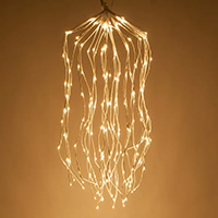90cm LED Lighted Falling Window Branches, Warm White LED
