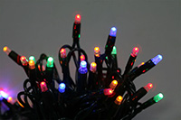 Outdoor Connectable Concave  Multi LED  String Lights, PVC Wire