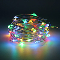 LED Firefly Wire Fairy String Lights, Multi LED
